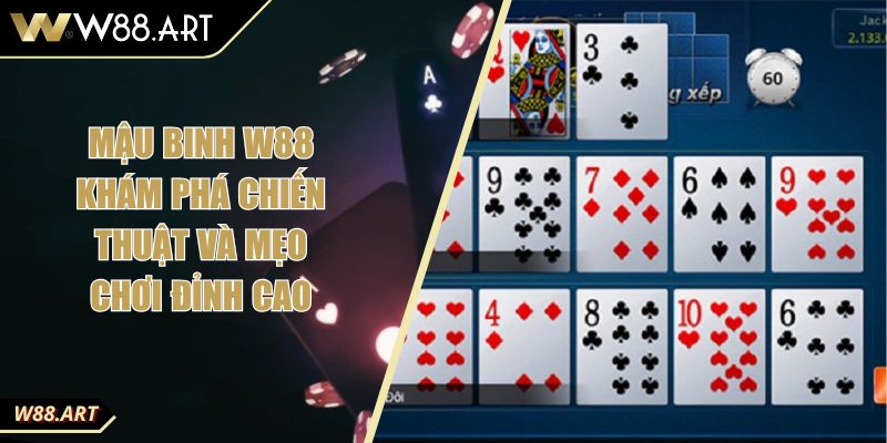 Mậu Binh W88 Khám Phá Chiến Thuật Và Mẹo Chơi Đỉnh Cao 10 Mậu Binh W88 Khám Phá Chiến Thuật Và Mẹo Chơi Đỉnh Cao