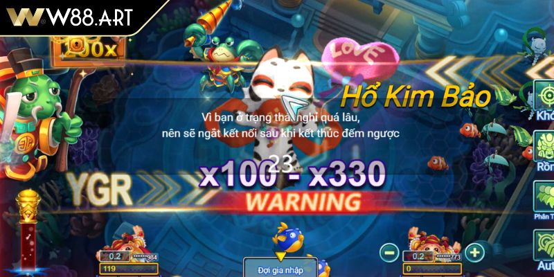 Tỷ Phú Đại Dương W88 Cơn Sốt Săn Cá Trực Tuyến Mới Nhất 4 Bắn bi vào thành tường Tỷ Phú Đại Dương W88